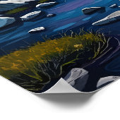 ジャスパー国立公園 – 天の川の上 ポスター (角)