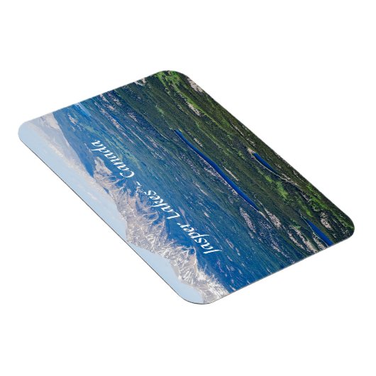 ジャスパー湖の空中表示 – カナダ マグネット (右側)