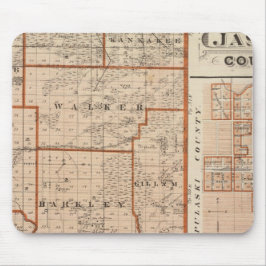 ジャスパー郡の地図 マウスパッド