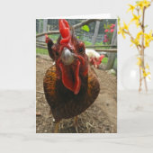 ジャスパー・ザ・ウェルサマー・ヘン・ノート・カード カード (黄色い花)