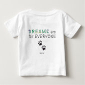 ジャスパー・ザ・パピーベビープルオーバーフード付きスウェットシャツ ベビーTシャツ (裏面)