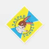 ジャスパー・ン・フレンズのナプキン スタンダードランチョンナプキン (角)