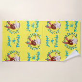 ジャスパー・ン・フレンズビーチタオル ビーチタオル (正面)