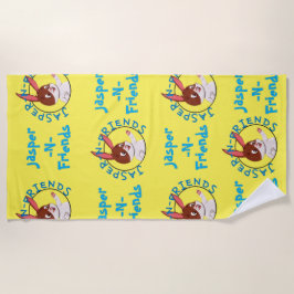 ジャスパー・ン・フレンズビーチタオル ビーチタオル