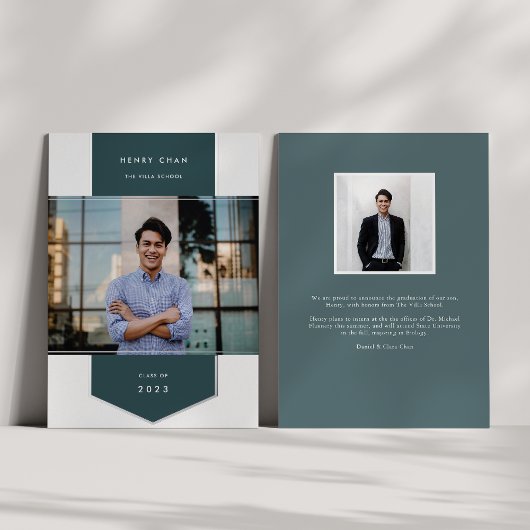 ジャスパー | Foil Banner写真卒業 箔招待状