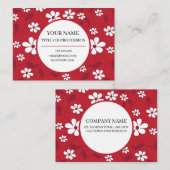 ジャスミエレガントンフローラ 名刺 (正面/裏面)