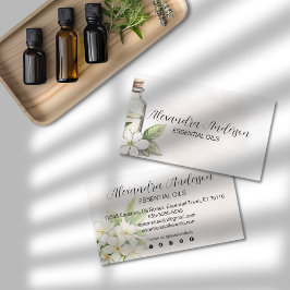 ジャスミエレガントン水彩花必須油 名刺