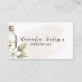 ジャスミエレガントン水彩花必須油 名刺 (正面)