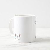 ジャスミンおよびハナ コーヒーマグカップ (正面左)