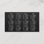 ジャスミンによっては2013のカレンダーの名刺が開花します 名刺 (裏面)