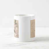 ジャスミンの古い脚本女性長袖tシャツ コーヒーマグカップ (中央)