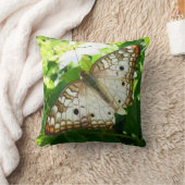 ジャスミンの蝶の熱帯自然 クッション (ブランケット)