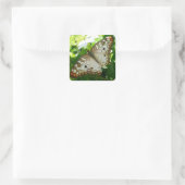 ジャスミンの蝶の熱帯自然 スクエアシール (バッグ)