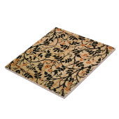 ジャスミンの道のカーテンのデザイン1868-70年(印刷された折畳み式ベッド タイル (側面)