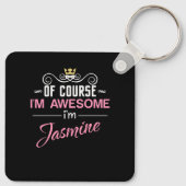 ジャスミンもちろん私の名素晴らし前 キーホルダー (裏面)