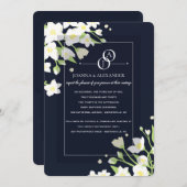 ジャスミンコレクションワン招待状 招待状 (正面/裏面)