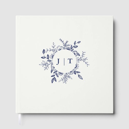 ジャスミンサムバエレガントフローラ結婚ズ ゲストブック (正面)