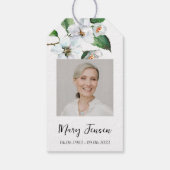 ジャスミンシードパケット記念葬儀 ギフトタグ (裏面)