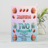 ジャスミンズセカンド誕生日 招待状 (スタンド正面)