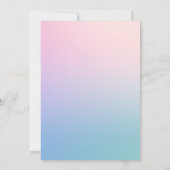 ジャスミンズセカンド誕生日 招待状 (裏面)