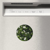 ジャスミンフラワートロピカルボタニカル マグネット (インサイチュ (食洗機))