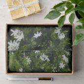 ジャスミンフラワートロピカルボタニカル 薄葉紙 (ギフト)