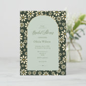 ジャスミンフラワーブライダルシャワー招待 招待状 (スタンド正面)