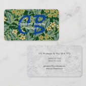 ジャスミンフラワープロフェッショナルフェミニンモノグラム 名刺 (正面/裏面)