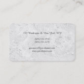 ジャスミンフラワープロフェッショナルフェミニンモノグラム 名刺 (裏面)