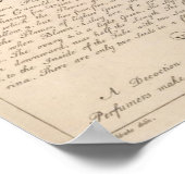 ジャスミンプラントプリント ポスター (角)