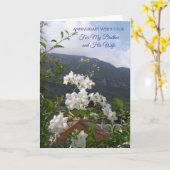 ジャスミン兄夫婦オリジナル結婚記念日 カード (黄色い花)