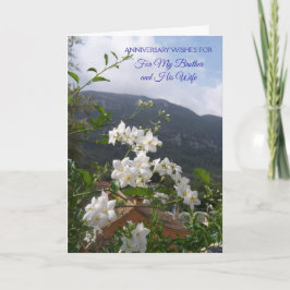 ジャスミン兄夫婦オリジナル 結婚記念日 カード