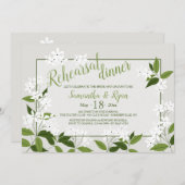 ジャスミン横招待状 招待状 (正面/裏面)