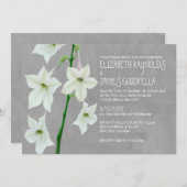 ジャスミン結婚式招待状 招待状 (正面/裏面)