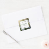 ジャスミン香りキャンドルラベルシール スクエアシール (封筒)