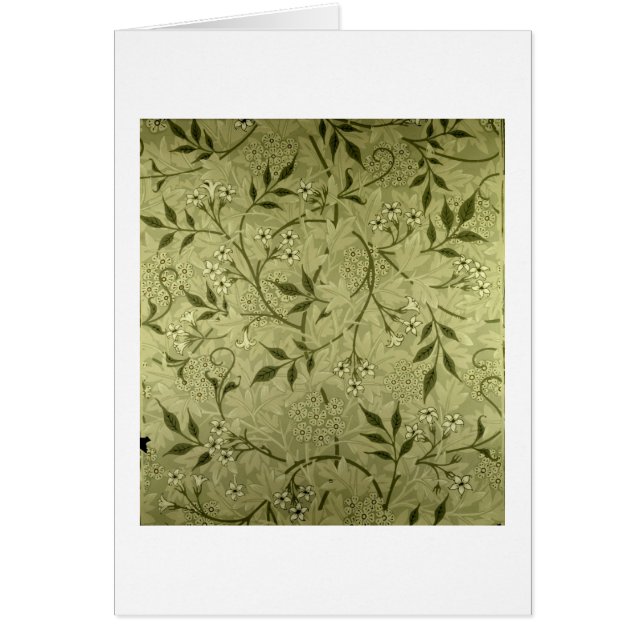 「ジャスミン」の壁紙のデザイン1872年 (正面)