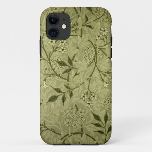 「ジャスミン」の壁紙のデザイン1872年 Case-Mate iPhoneケース (裏面)