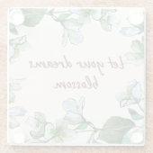 ジャスミン・ブロッサム・コースター ガラスコースター (裏面)