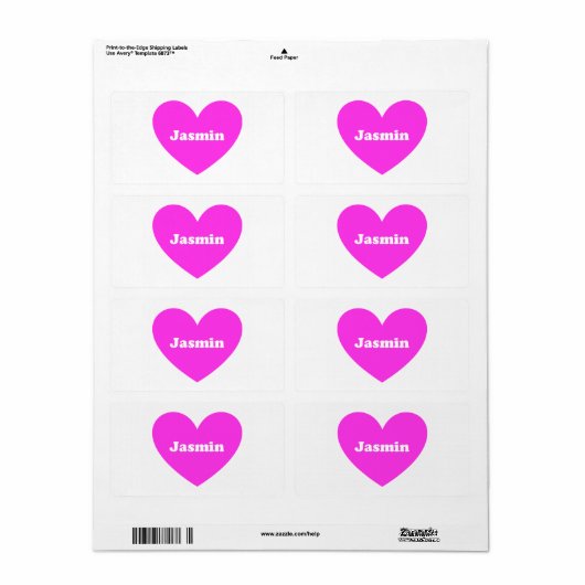 ジャスミン ラベル (フルシート)