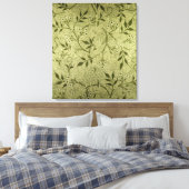 「ジャスミン」壁紙デザイン, 1872 キャンバスプリント (インサイチュ (寝室))