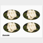 ジャスミン 楕円形シール (シート)