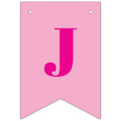 "ジャスミン 誕生日" バunting フラッグ (第1の旗)