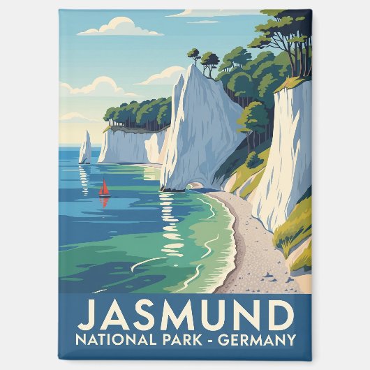 ジャスムント国立公園ドイツトラベル マグネット (正面)