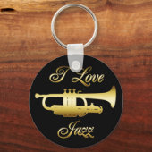 ジャズが大好き キーホルダー (正面)