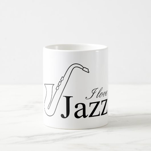 ジャズが大好き コーヒーマグカップ (中央)