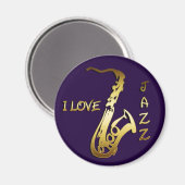 ジャズが大好き マグネット (正面/裏面)