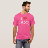 ジャズが大好き Tシャツ (正面フル)