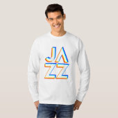 ジャズが大好き Tシャツ (正面フル)