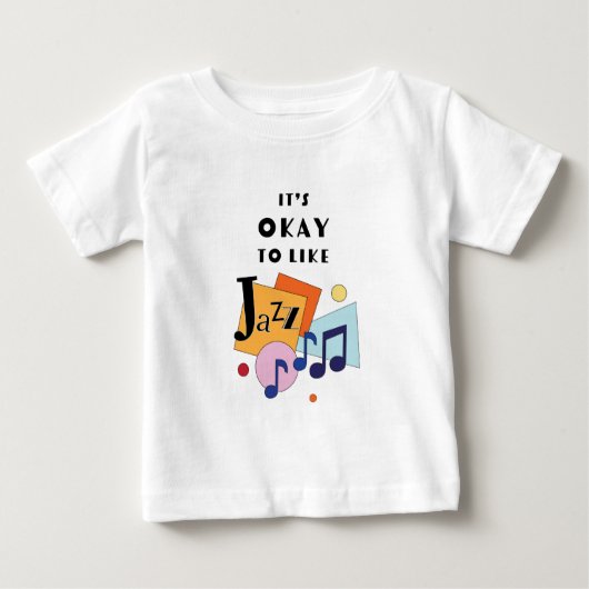 ジャズが好きでいい ベビーTシャツ (正面)
