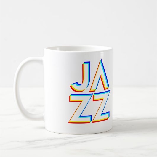 ジャズが好き コーヒーマグカップ (左)
